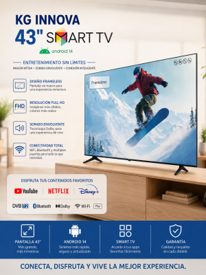 Televisor de  43'  KG Innova | Mejor Calidad‑Precio 2026