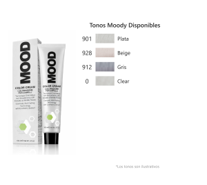 MOOD - TINTES COLOR CREAM, Moody Toners (ammonia-free)
