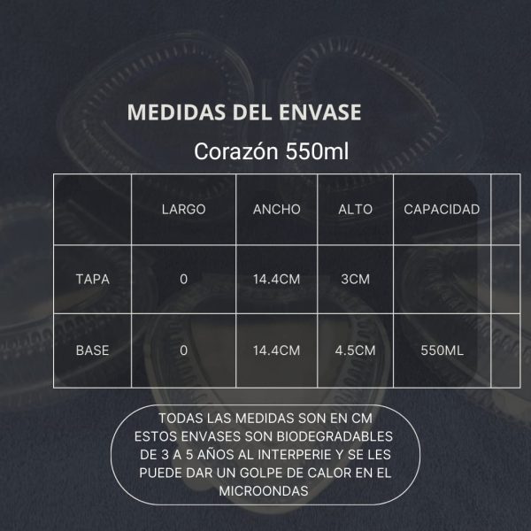 Termo Pack Corazon 550ml