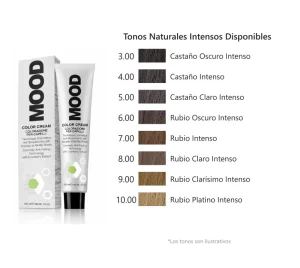 MOOD - TINTES COLOR CREAM, Tonos Natural Intenso