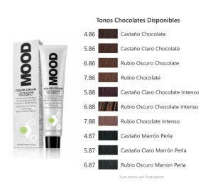 MOOD - TINTES COLOR CREAM, Tonos Chocolates