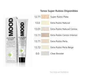 MOOD - TINTES COLOR CREAM, Tonos Super Rubios