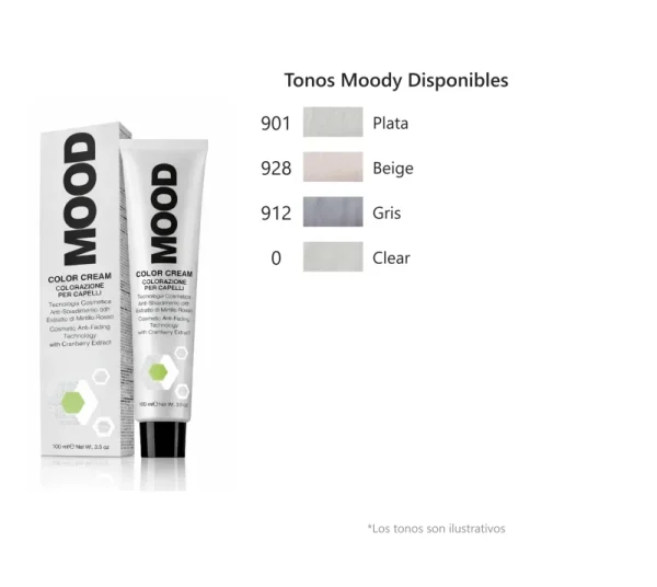 MOOD - TINTES COLOR CREAM, Moody Toners (ammonia-free)