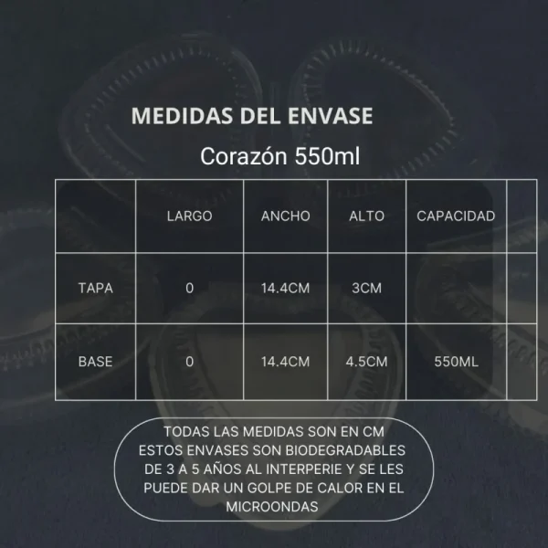 Termo Pack Corazon 550ml