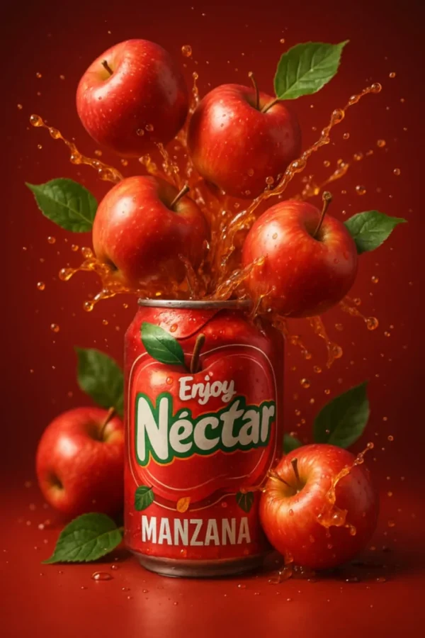 Pallet de nectar de jugo enjoy
