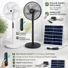 Ventiladores,recargables con Paneles solares.