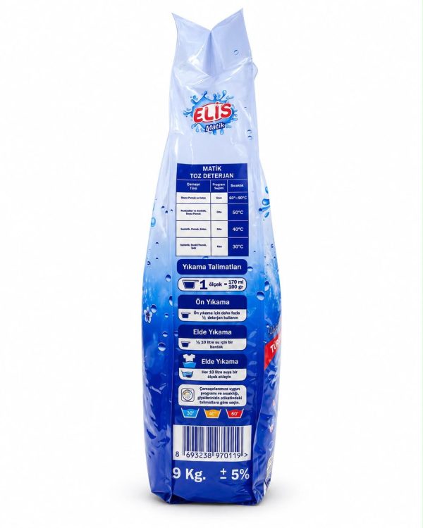 ELIS - Detergente en polvo 9 kg