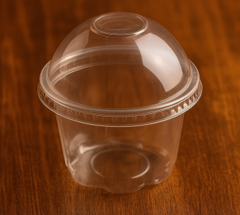 vaso de 8oz tapa cúpula