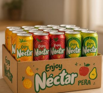 Caja de nectar de  jugo enjoy