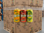 Pallet de nectar de jugo enjoy