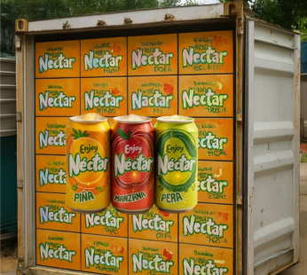 contenedor de néctar de jugo enjoy