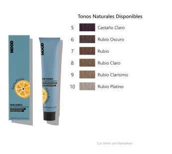 Mood – Tintes Demi Double, Tonos Naturales