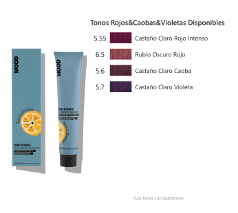 Mood – Tintes Demi Double, Tonos Rojo&Caoba&Violeta