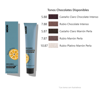 Mood – Tintes Demi Double, Tonos Chocolates