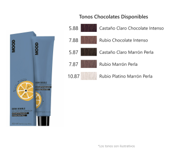 Mood – Tintes Demi Double, Tonos Chocolates