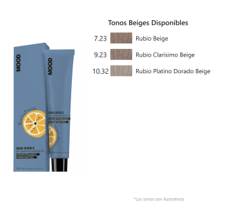 Mood – Tintes Demi Double, Tonos Beige