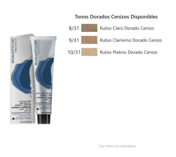 Elgon – Tintes Moda & Styling, Tonos Dorado Cenizo