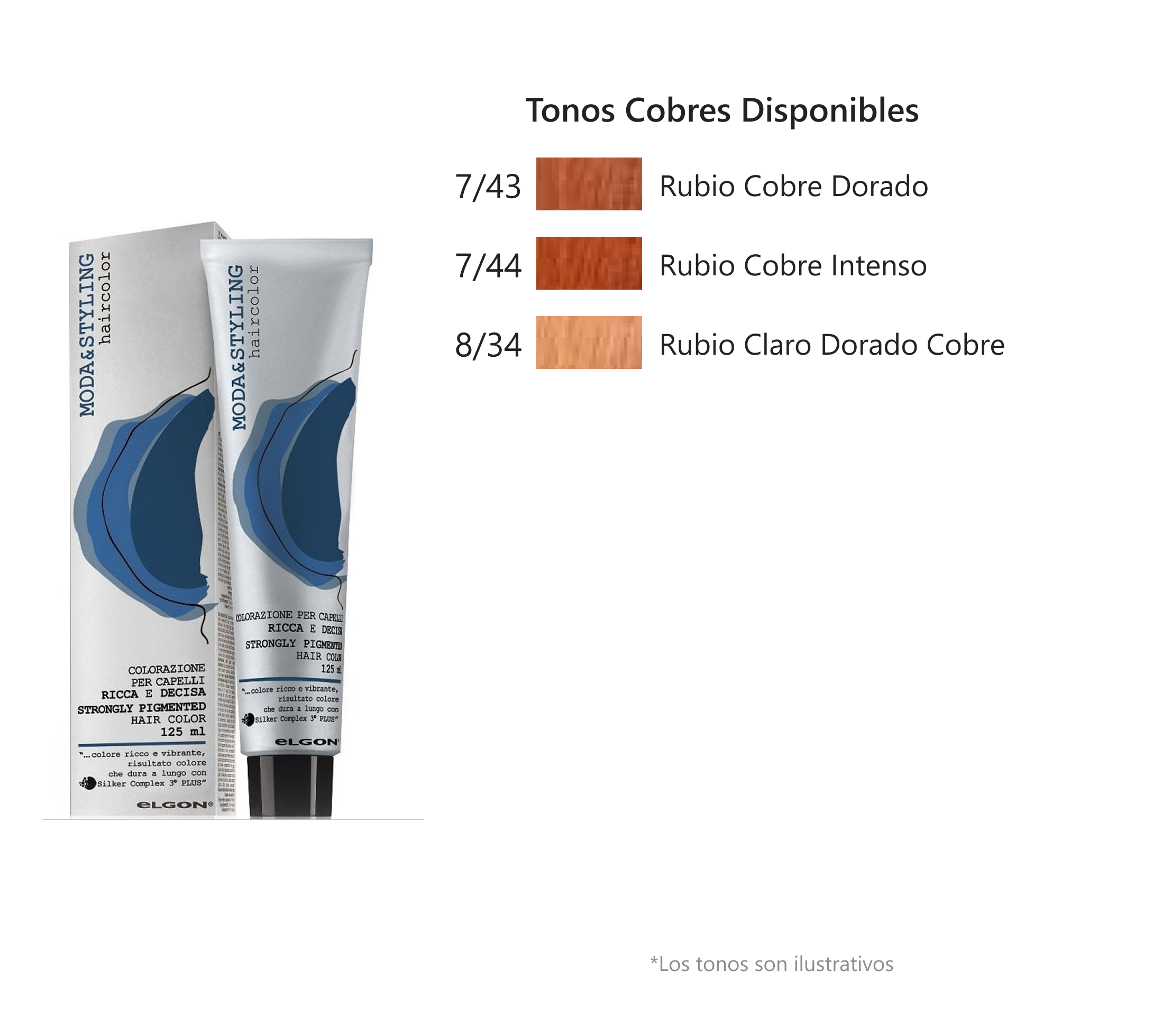 ELGON - TINTES MODA & STYLING, TONOS COBRE